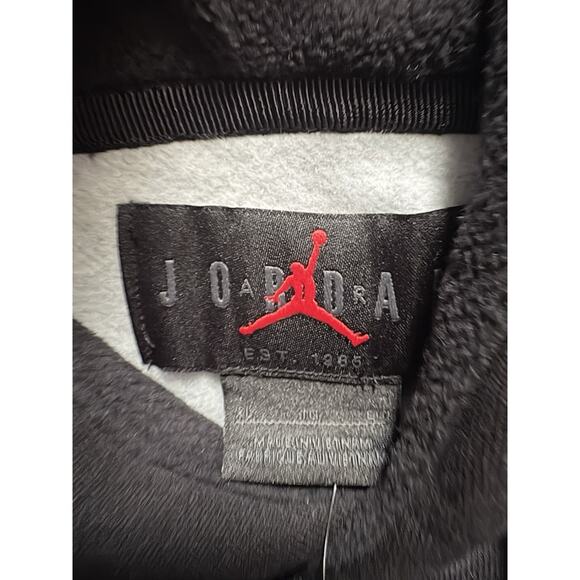 Nike Air Jordan Pullover Graphic Fleece Hoodie Black Sweater DC9610-010 M-L-XL - Picture 11 of 14